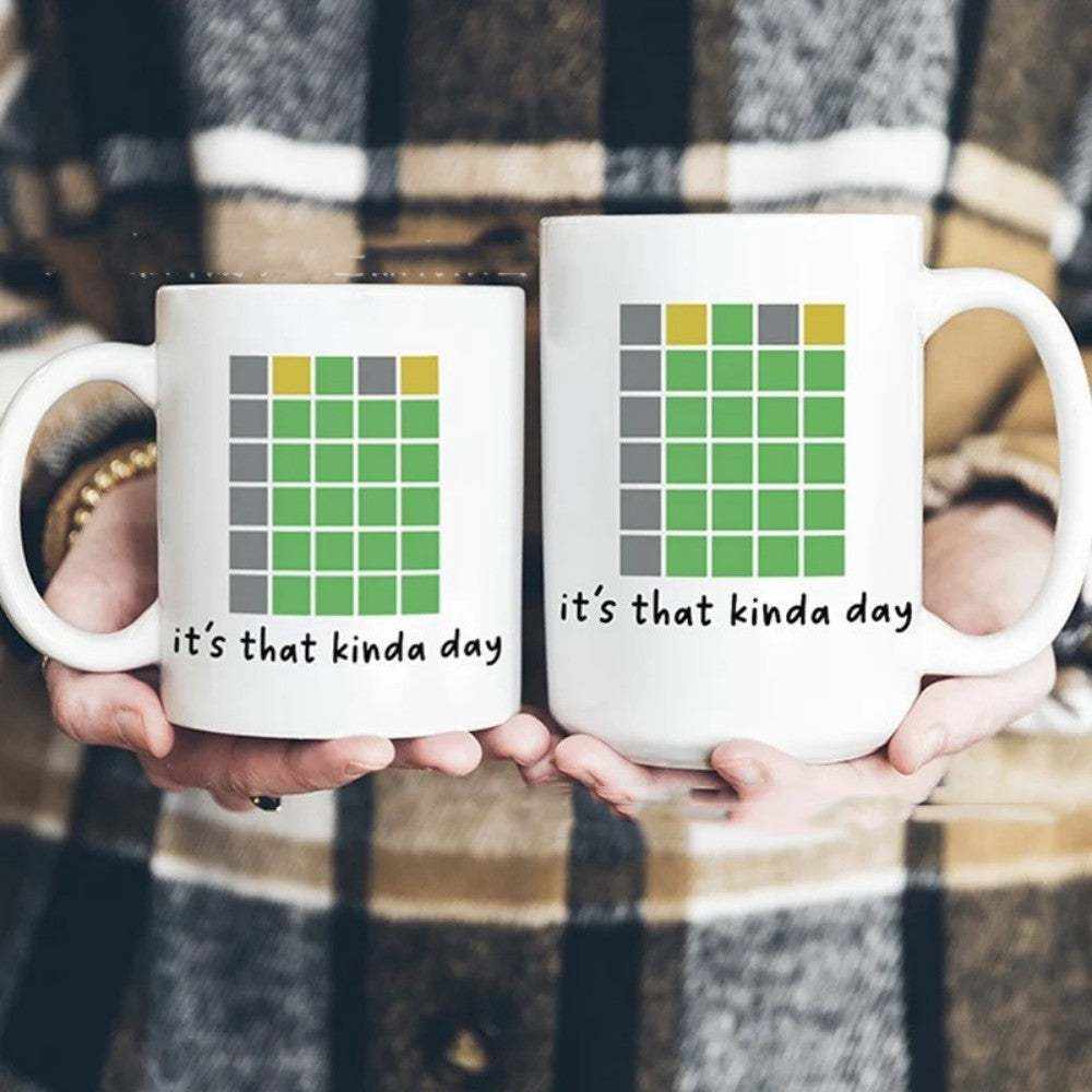 Ceramic Coffee Cup Wordle Lovers