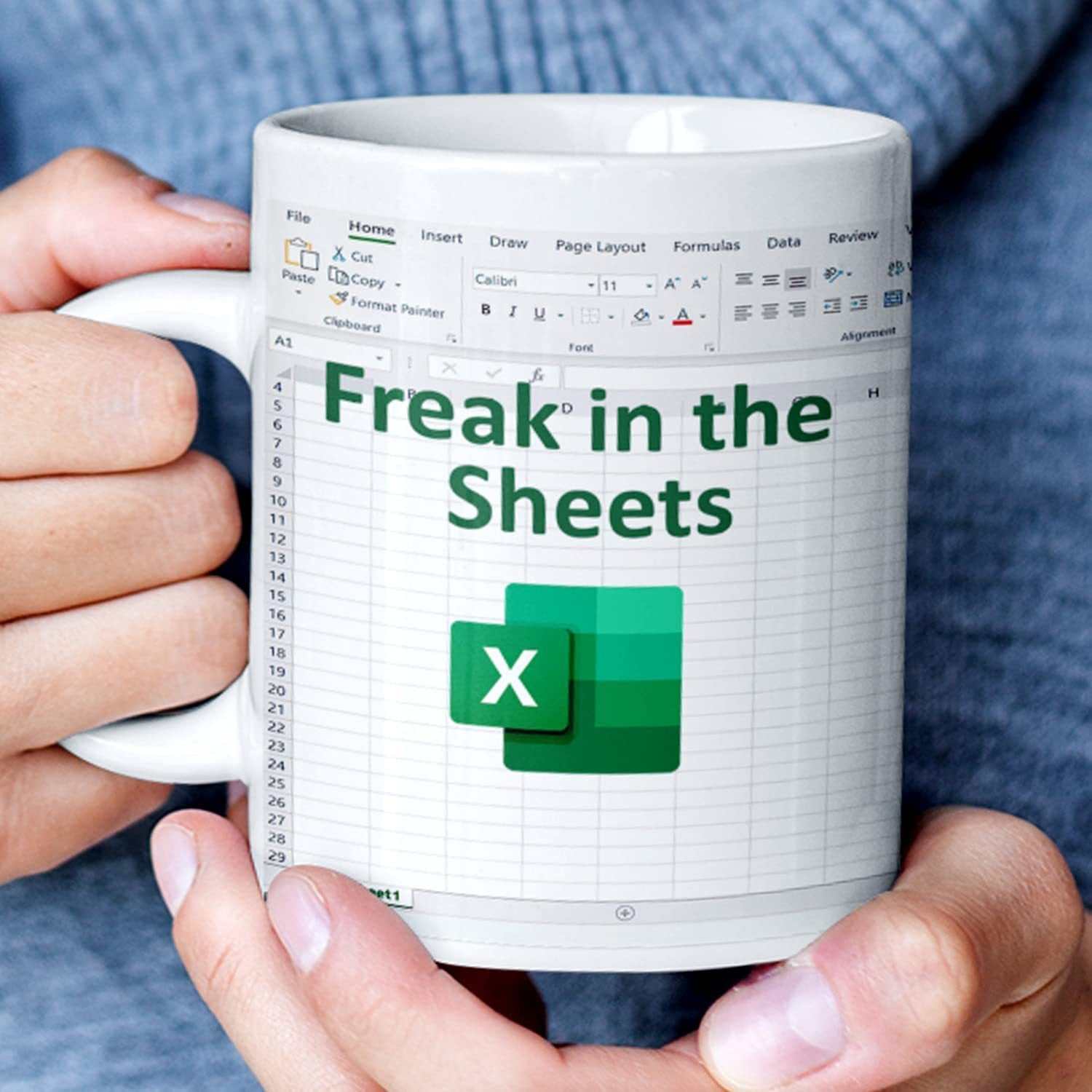 Freak in the Sheets Excel Coffee Mug
