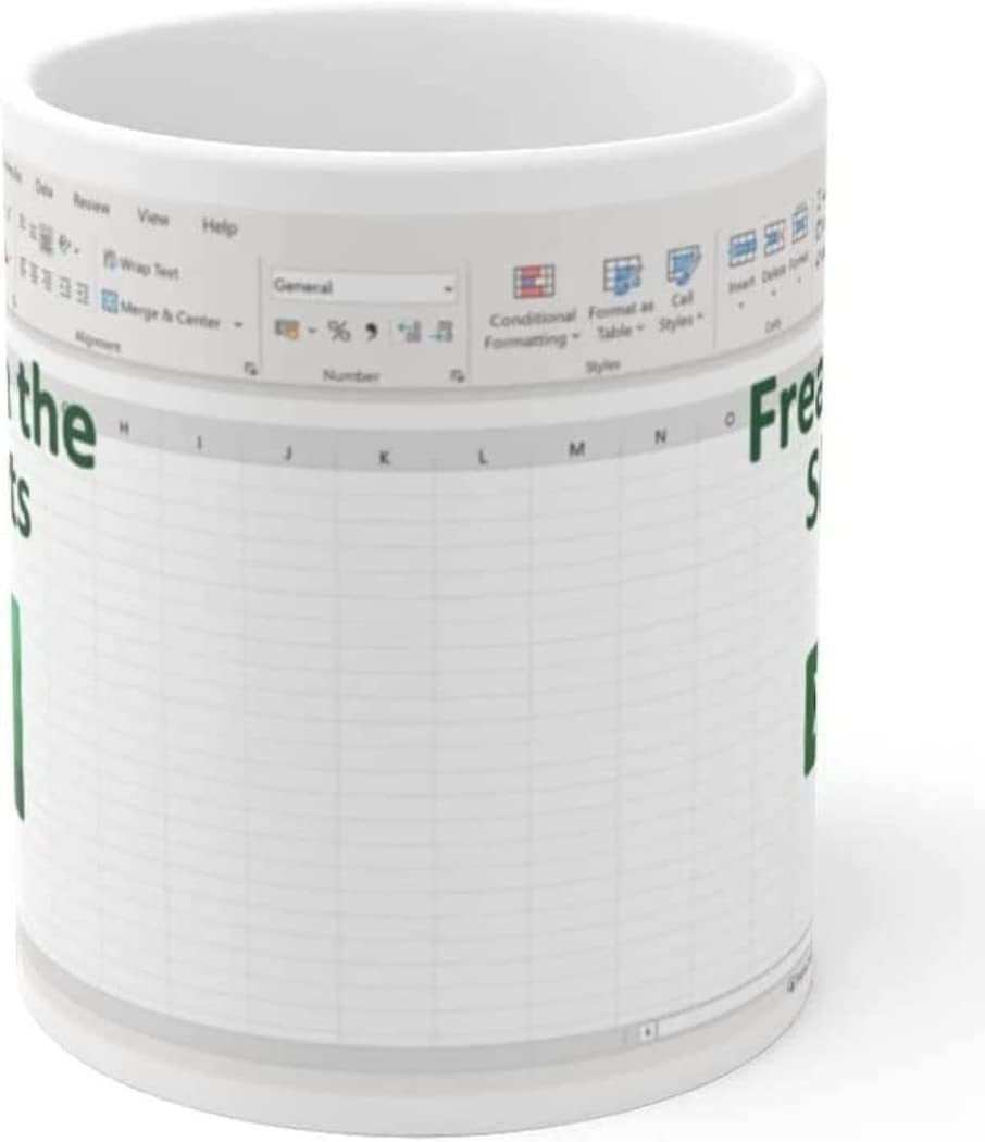 Freak in the Sheets Excel Coffee Mug