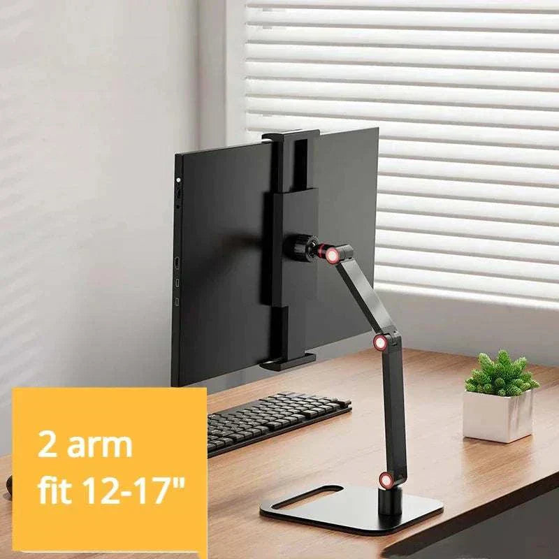 Portable Monitor Desk Holder: 16-inch