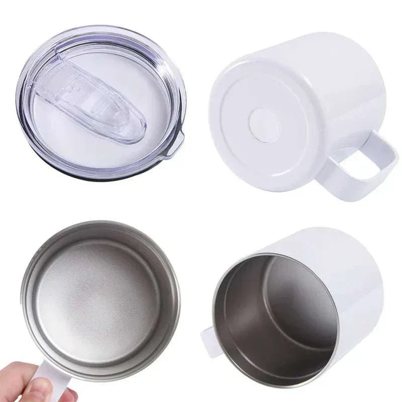 New Double Wall Stainless Steel Coffee Mug 12oz 16oz Tea Cups 350ml 450ml Insulated Thermos Vacuum Mugs