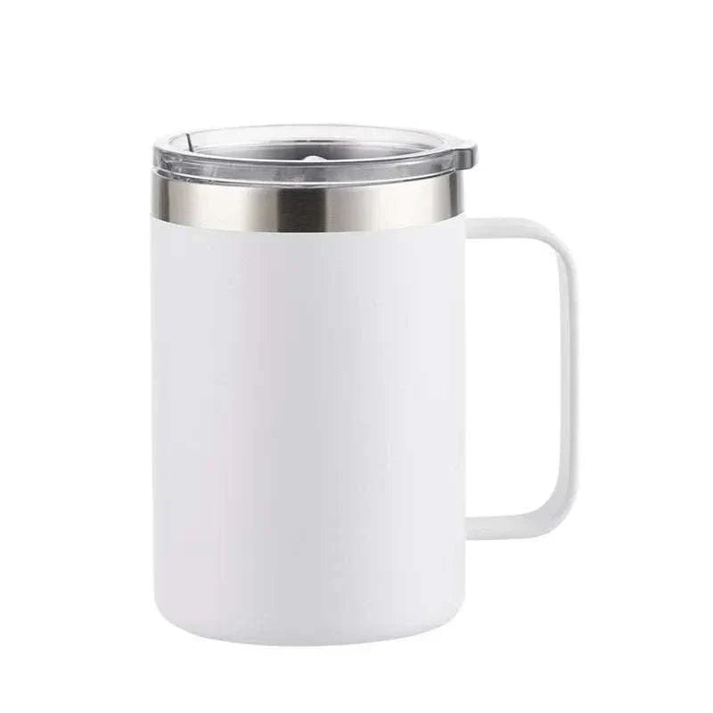 New Double Wall Stainless Steel Coffee Mug 12oz 16oz Tea Cups 350ml 450ml Insulated Thermos Vacuum Mugs