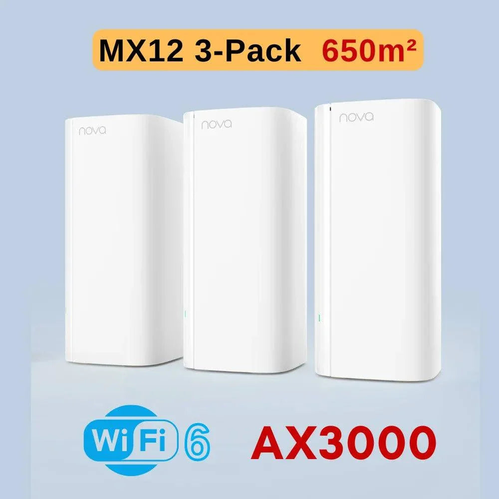 WIFI 6 AX3000 Mesh Router Tenda WiFi Router 2.4G 5Ghz Full Gigabit Router Tenda  AC1200 Mesh system Router WIFI range Extender