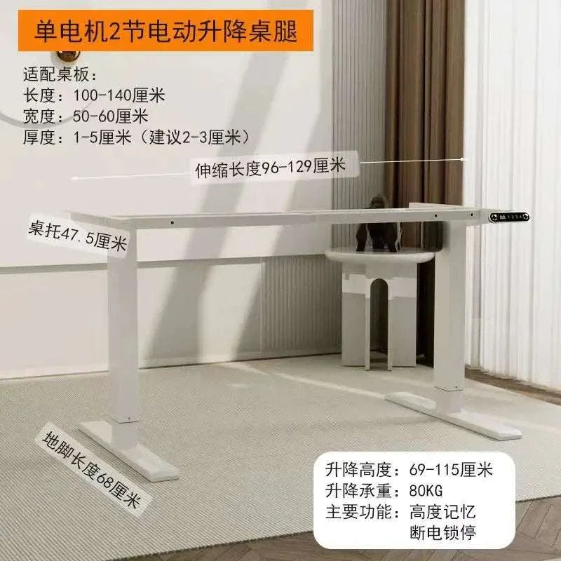 Electric Stand Up Desk Lifting Desk Frame Height Adjustable Standing Desk Ergonomic Memory Control Home Office Sit Stand Desk