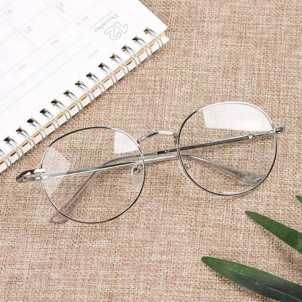 Retro Round Frame Anti-blue Radiation Glasses Ultralight Men Women Blue Light Blocking Glasses Eyewear Computer Goggles