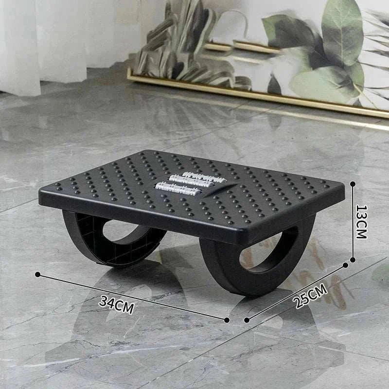 Ergonomic Office Footrest: Relax and Ease Sitting Fatigue with 180° Swivel and Textured Surface