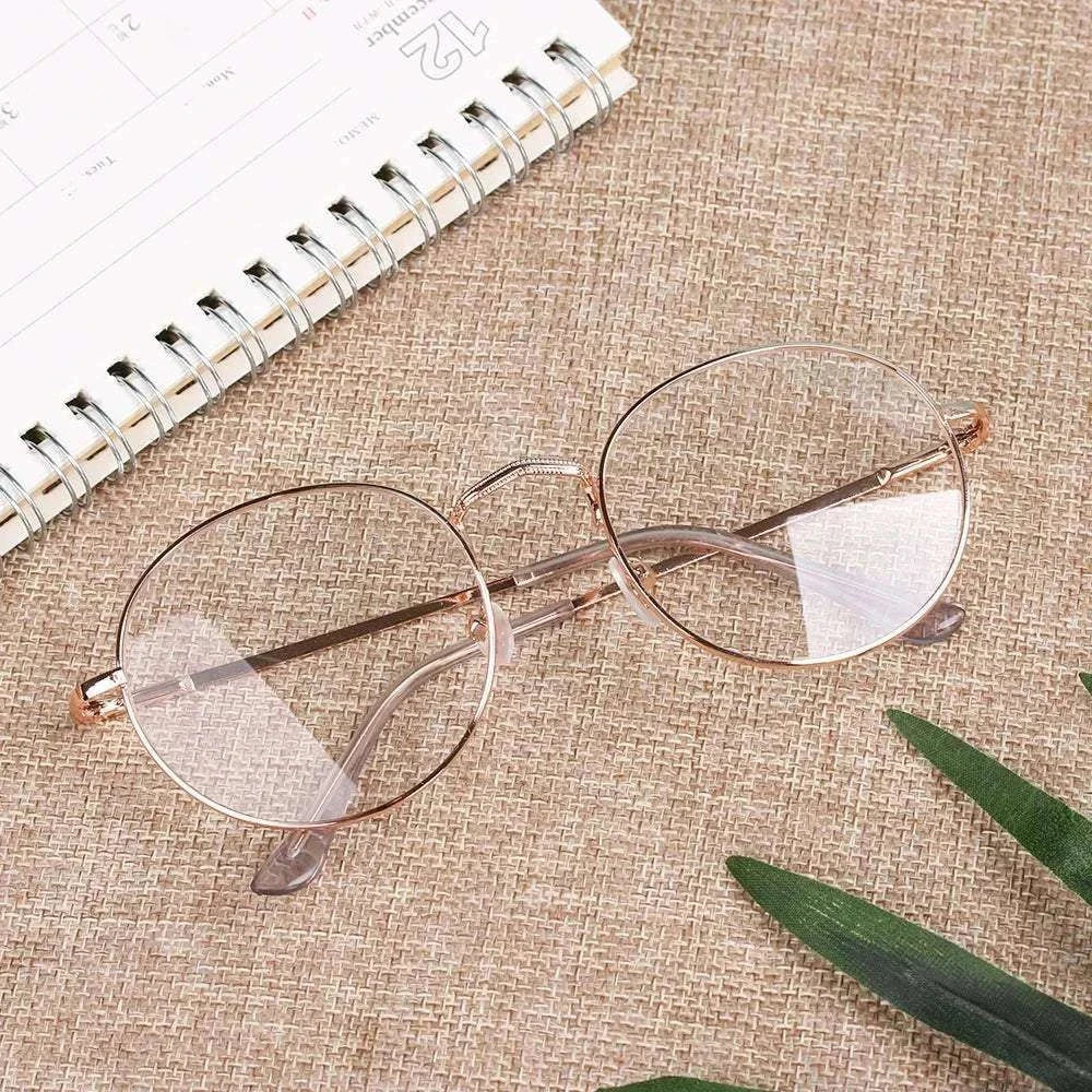 Retro Round Frame Anti-blue Radiation Glasses Ultralight Men Women Blue Light Blocking Glasses Eyewear Computer Goggles