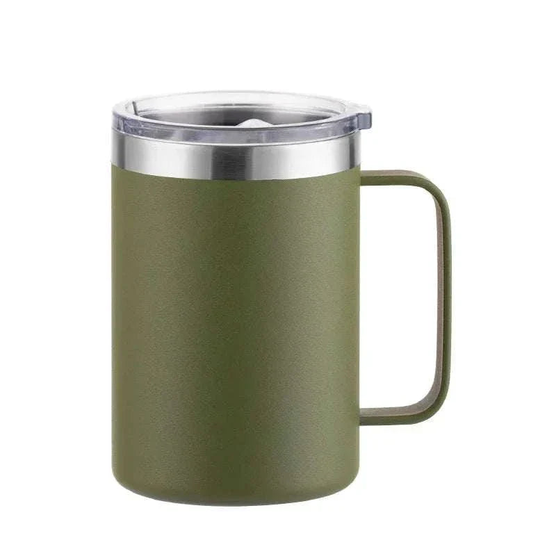 New Double Wall Stainless Steel Coffee Mug 12oz 16oz Tea Cups 350ml 450ml Insulated Thermos Vacuum Mugs
