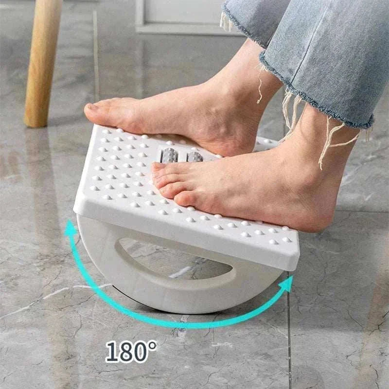 Ergonomic Office Footrest: Relax and Ease Sitting Fatigue with 180° Swivel and Textured Surface