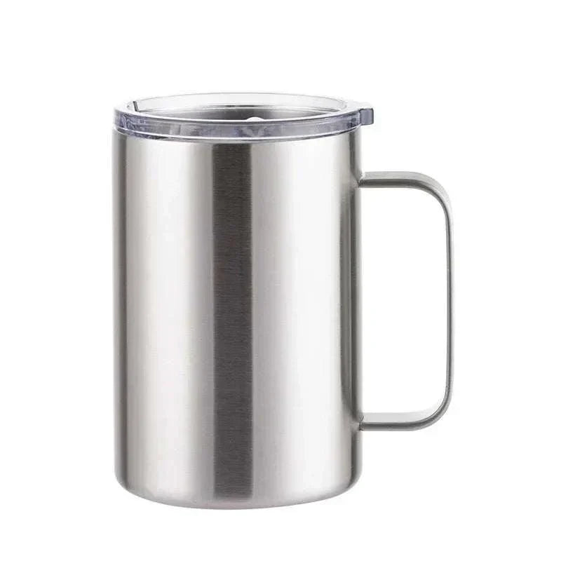 New Double Wall Stainless Steel Coffee Mug 12oz 16oz Tea Cups 350ml 450ml Insulated Thermos Vacuum Mugs
