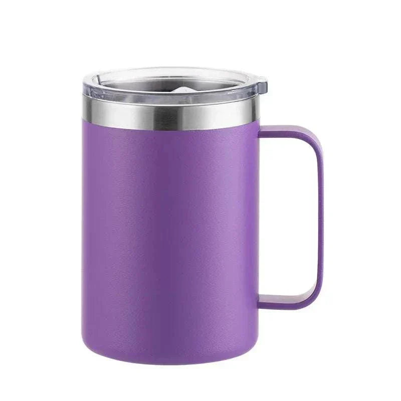 New Double Wall Stainless Steel Coffee Mug 12oz 16oz Tea Cups 350ml 450ml Insulated Thermos Vacuum Mugs