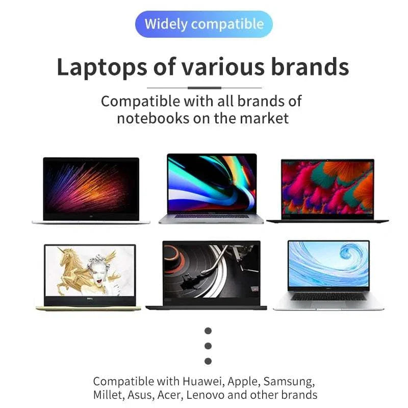 Foldable Portable Laptop Stand - Cooling Bracket Riser for MacBook Pro and Other Notebooks